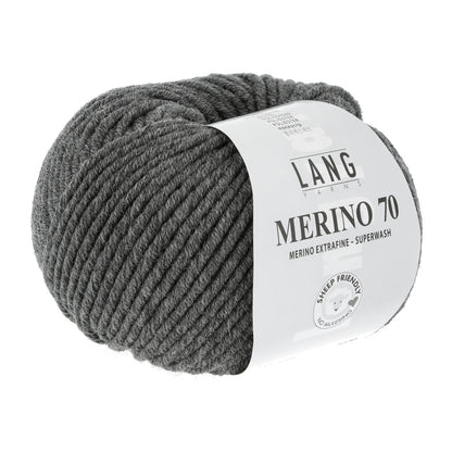 MERINO 70 - DUNKELGRAU MÉLANGE