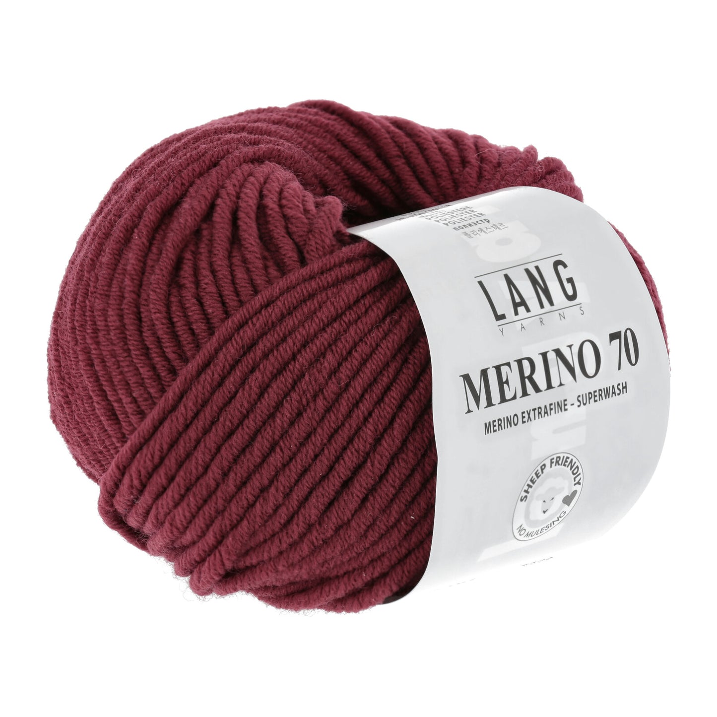 MERINO 70 - DUNKELROT