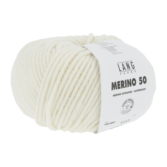 MERINO 50 - WEISS