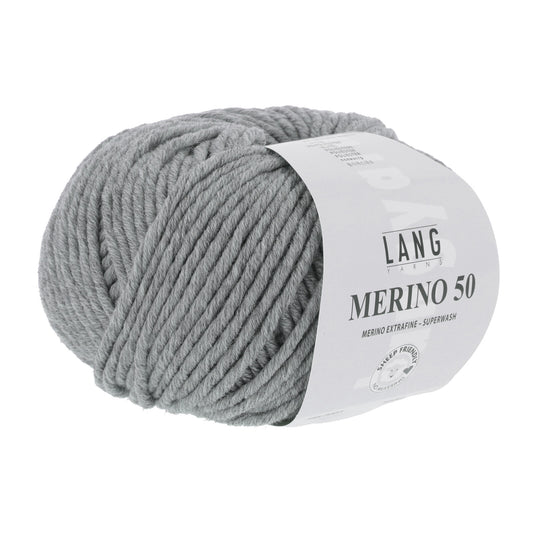MERINO 50 - HELLGRAU MÉLANGE
