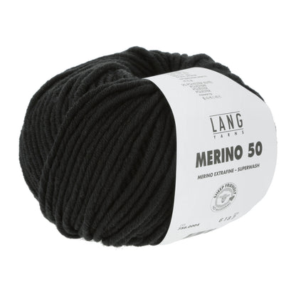 MERINO 50 - SCHWARZ