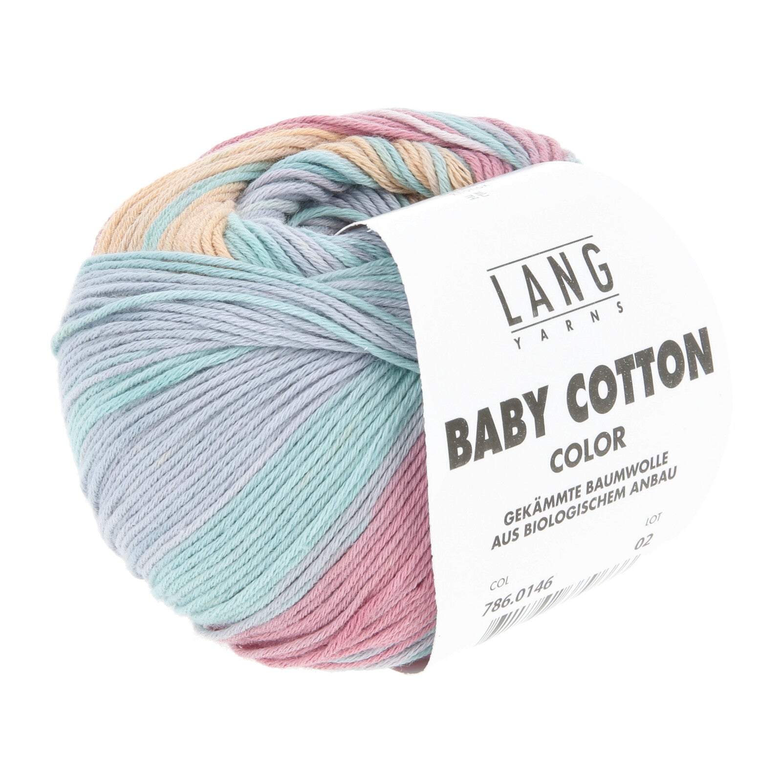 BABY COTTON COLOR - LILA/BEERE/APRICOT