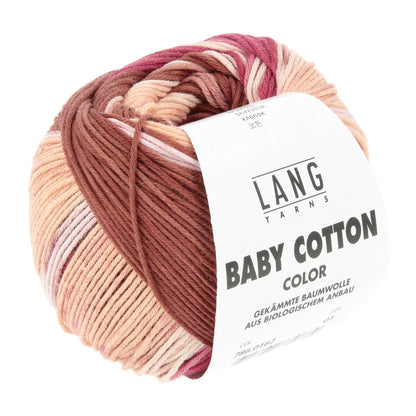 BABY COTTON COLOR - WEINROT/APRICOT/BRAUN