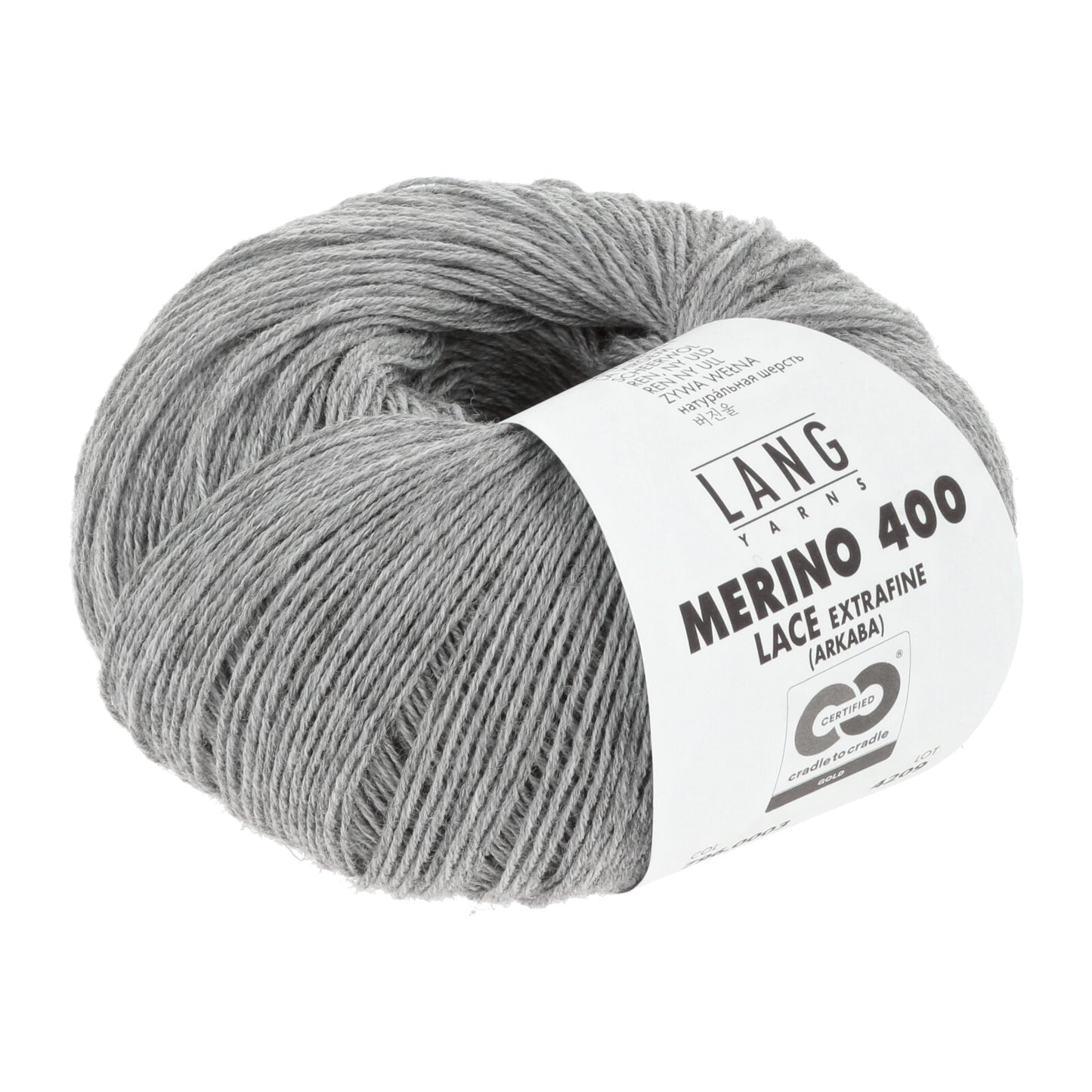 MERINO 400 LACE - HELLGRAU MÉLANGE