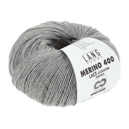 MERINO 400 LACE - HELLGRAU MÉLANGE