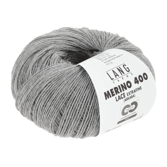 MERINO 400 LACE - HELLGRAU MÉLANGE