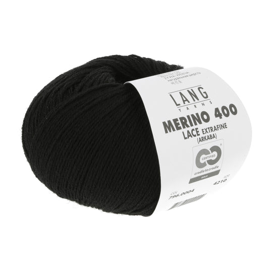 MERINO 400 LACE - SCHWARZ