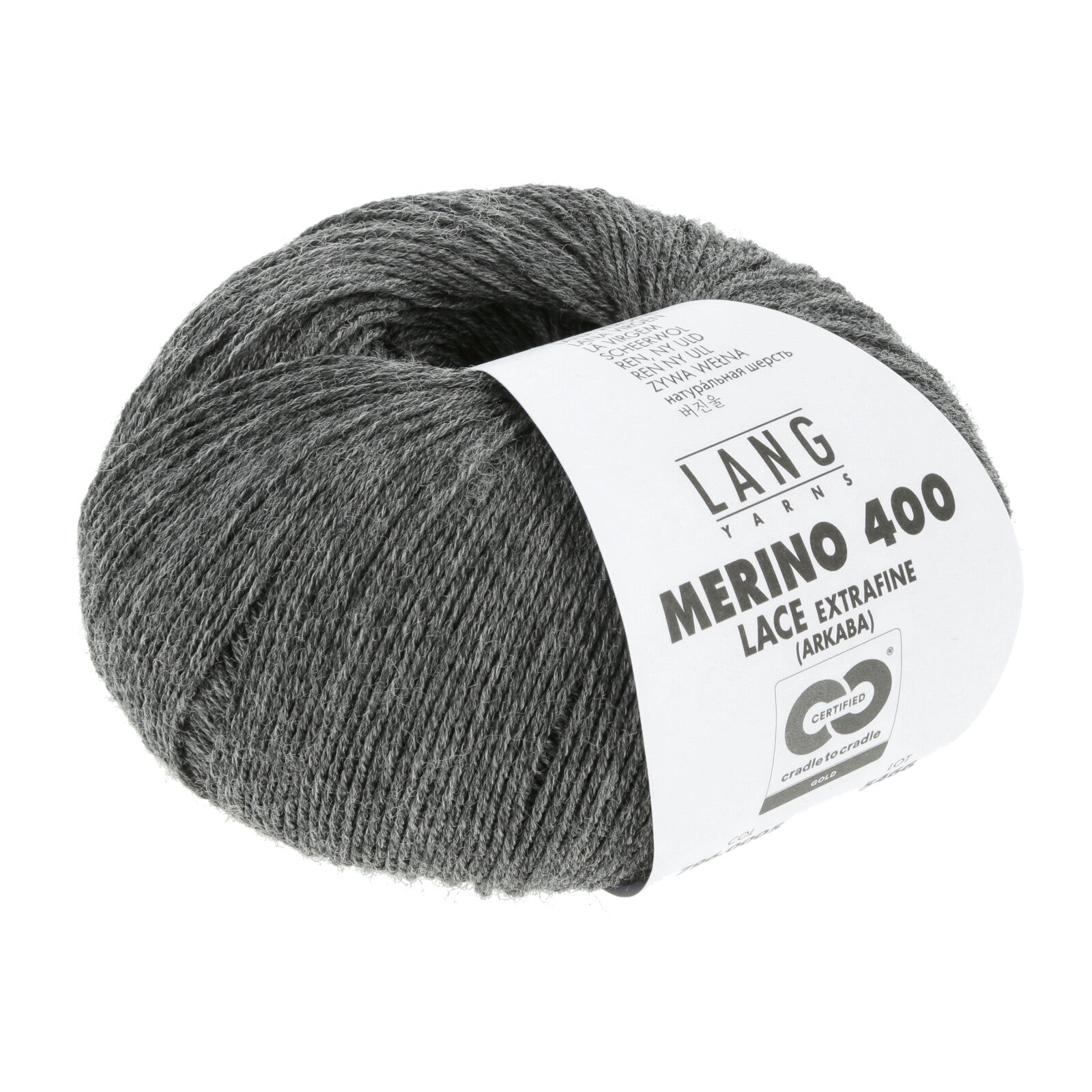 MERINO 400 LACE - DUNKELGRAU MÉLANGE