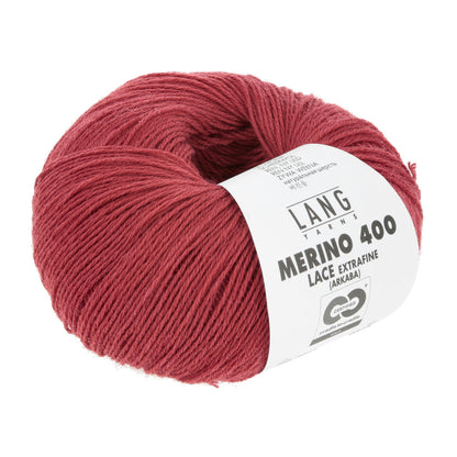 MERINO 400 LACE - ROT MÉLANGE