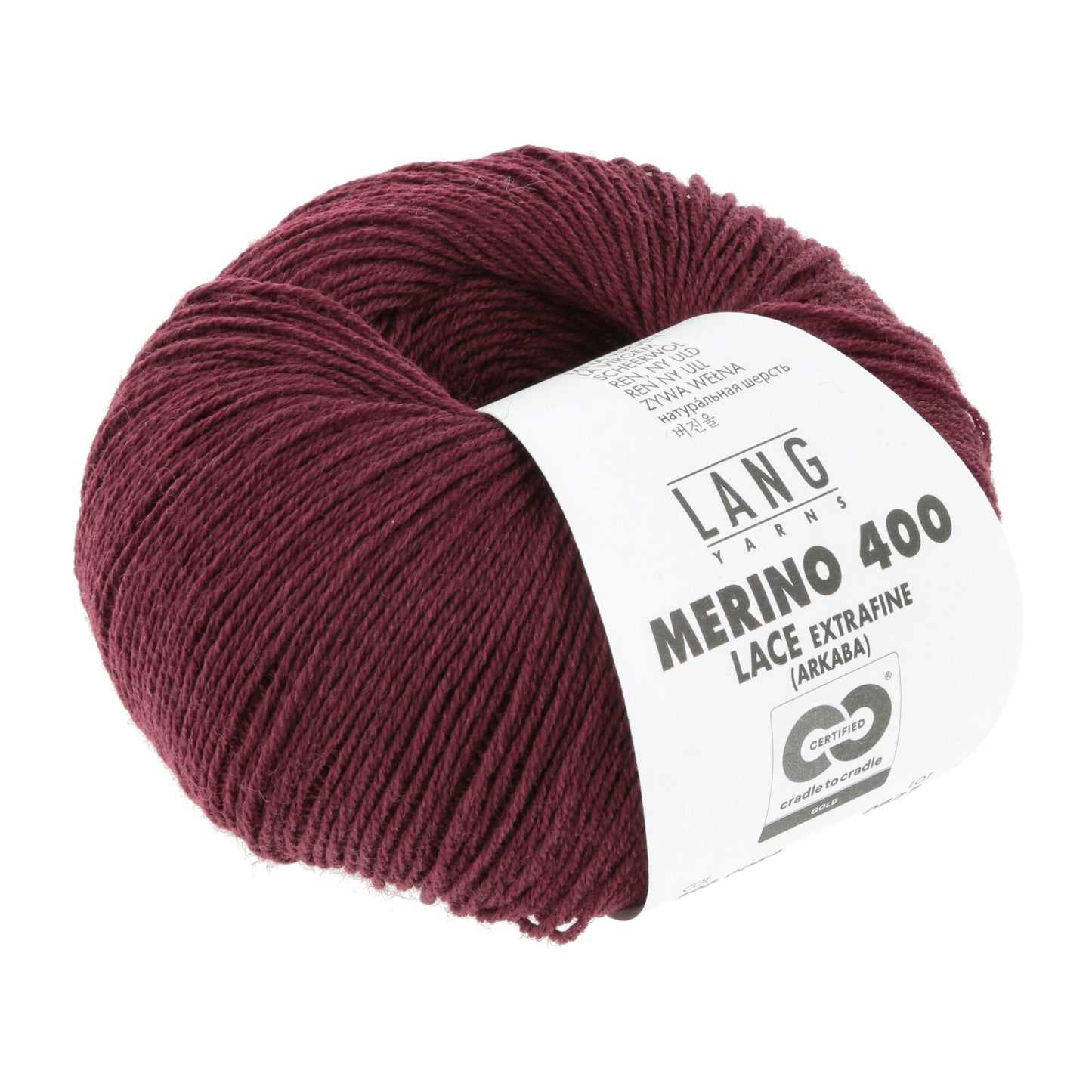 MERINO 400 LACE - BORDEAUX MÉLANGE
