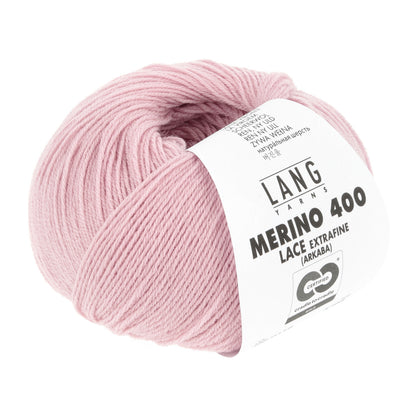 MERINO 400 LACE - ZART ROSA