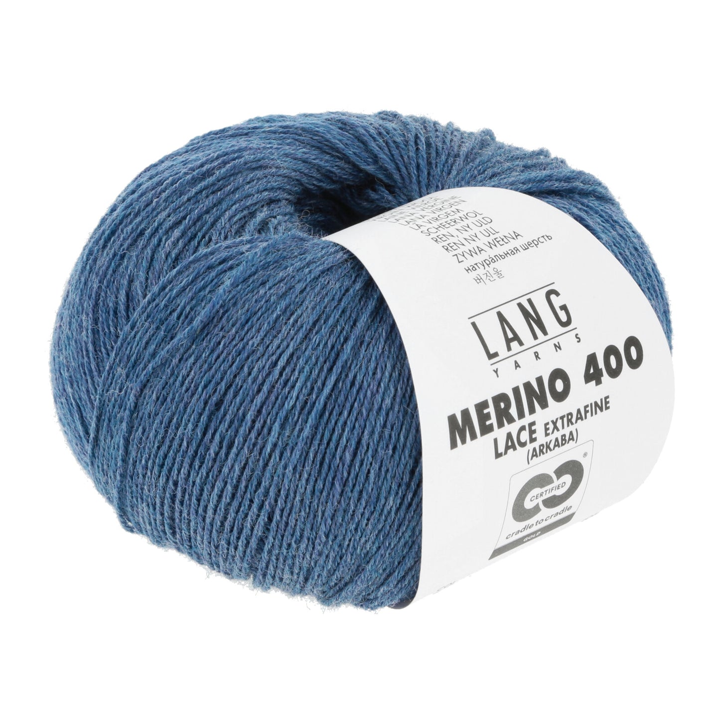 MERINO 400 LACE - JEANS HELL MÉLANGE