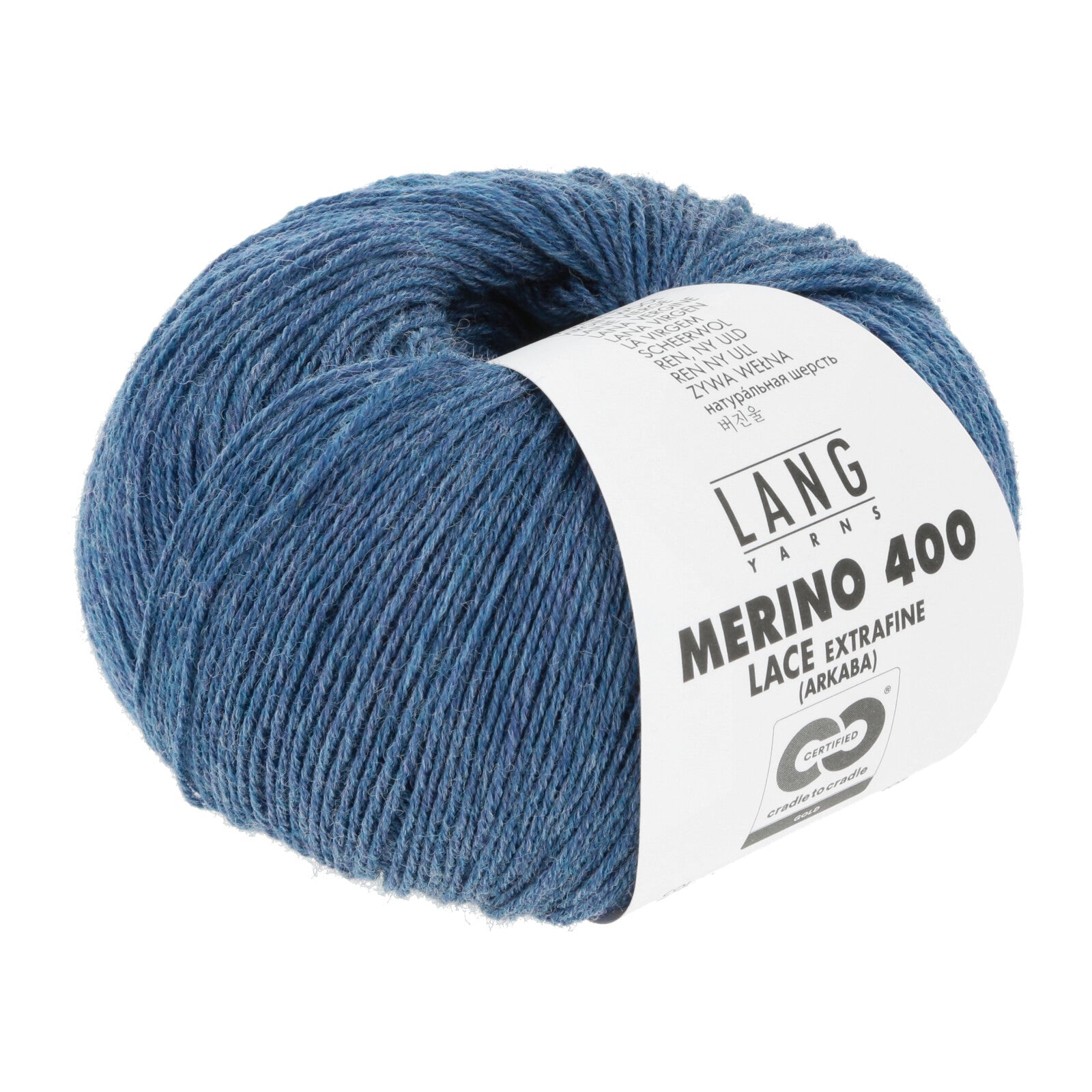 MERINO 400 LACE - JEANS HELL MÉLANGE