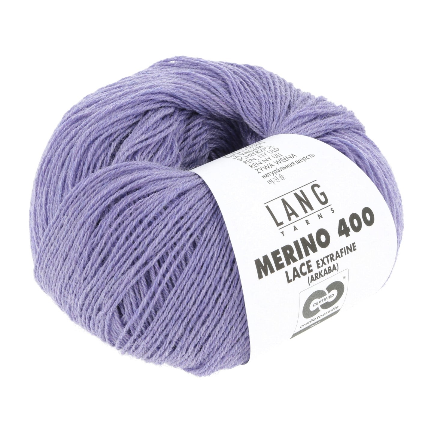 MERINO 400 LACE - FLIEDER MÉLANGE