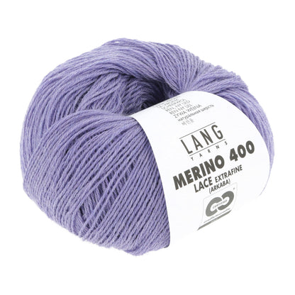MERINO 400 LACE - FLIEDER MÉLANGE