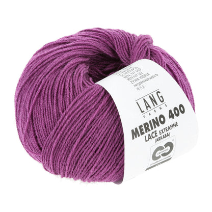 MERINO 400 LACE - FUCHSIA MÉLANGE