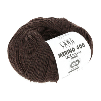 MERINO 400 LACE - DUNKELBRAUN MÉLANGE