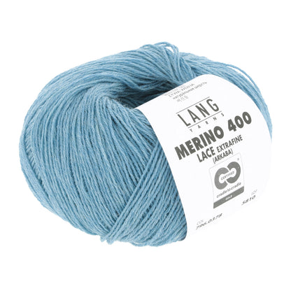 MERINO 400 LACE - TÜRKIS MÉLANGE