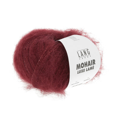 MOHAIR LUXE LAME - SILBER - BEERE