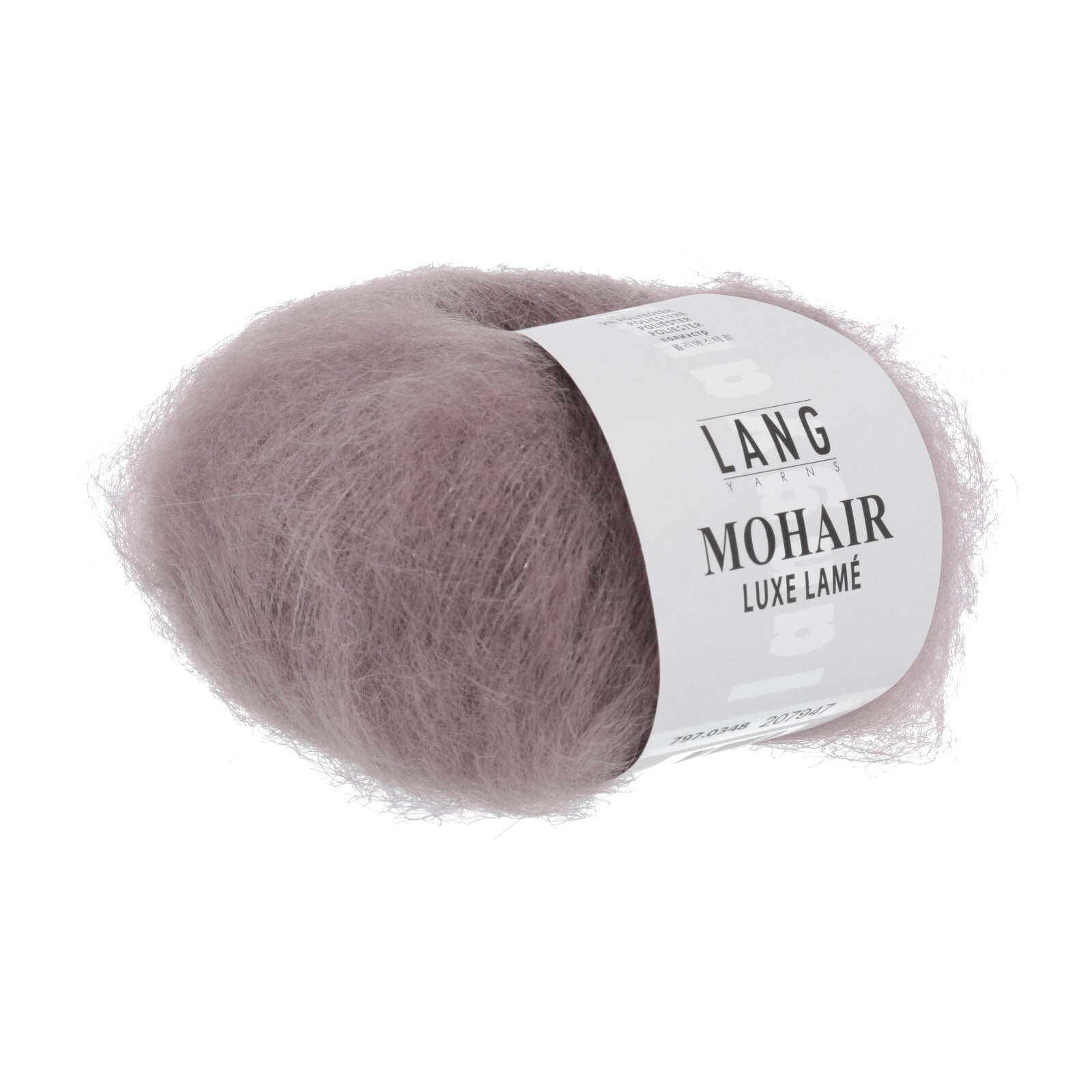 MOHAIR LUXE LAME - SILBER - ALTROSA DUNKEL