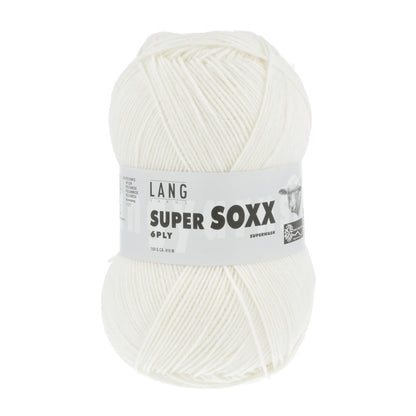 SUPER SOXX 6-FACH/6-PLY - WEISS