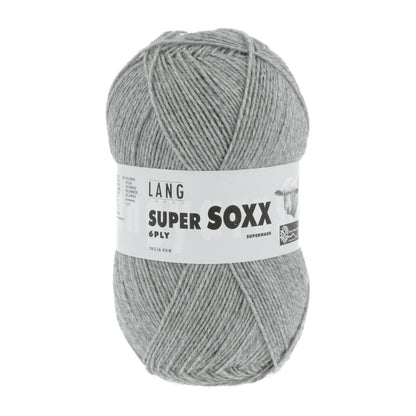 SUPER SOXX 6-FACH/6-PLY - GRAU MÉLANGE