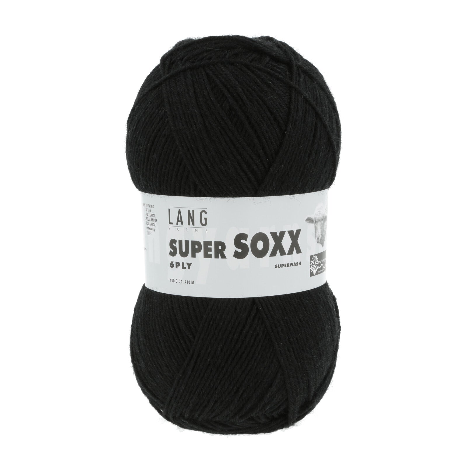 SUPER SOXX 6-FACH/6-PLY - SCHWARZ