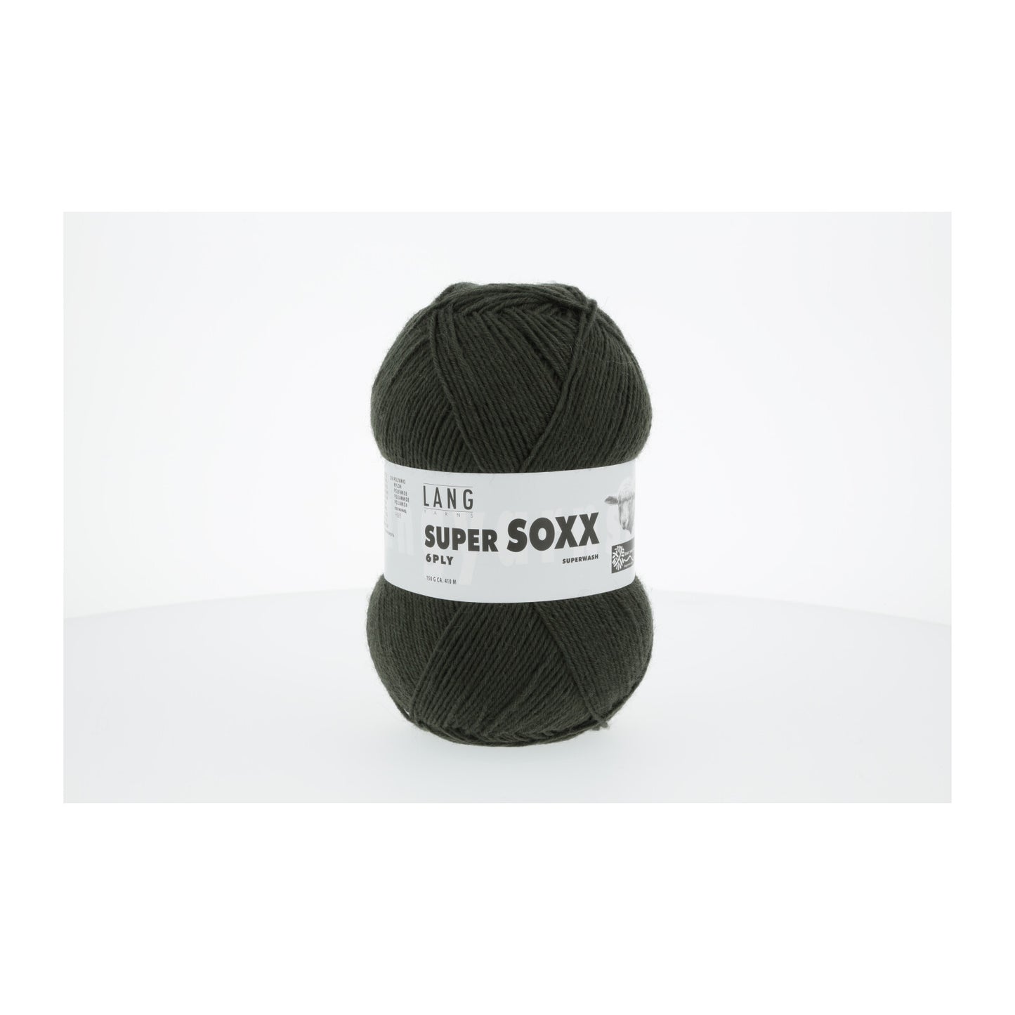 SUPER SOXX 6-FACH/6-PLY - DUNKELGRÜN