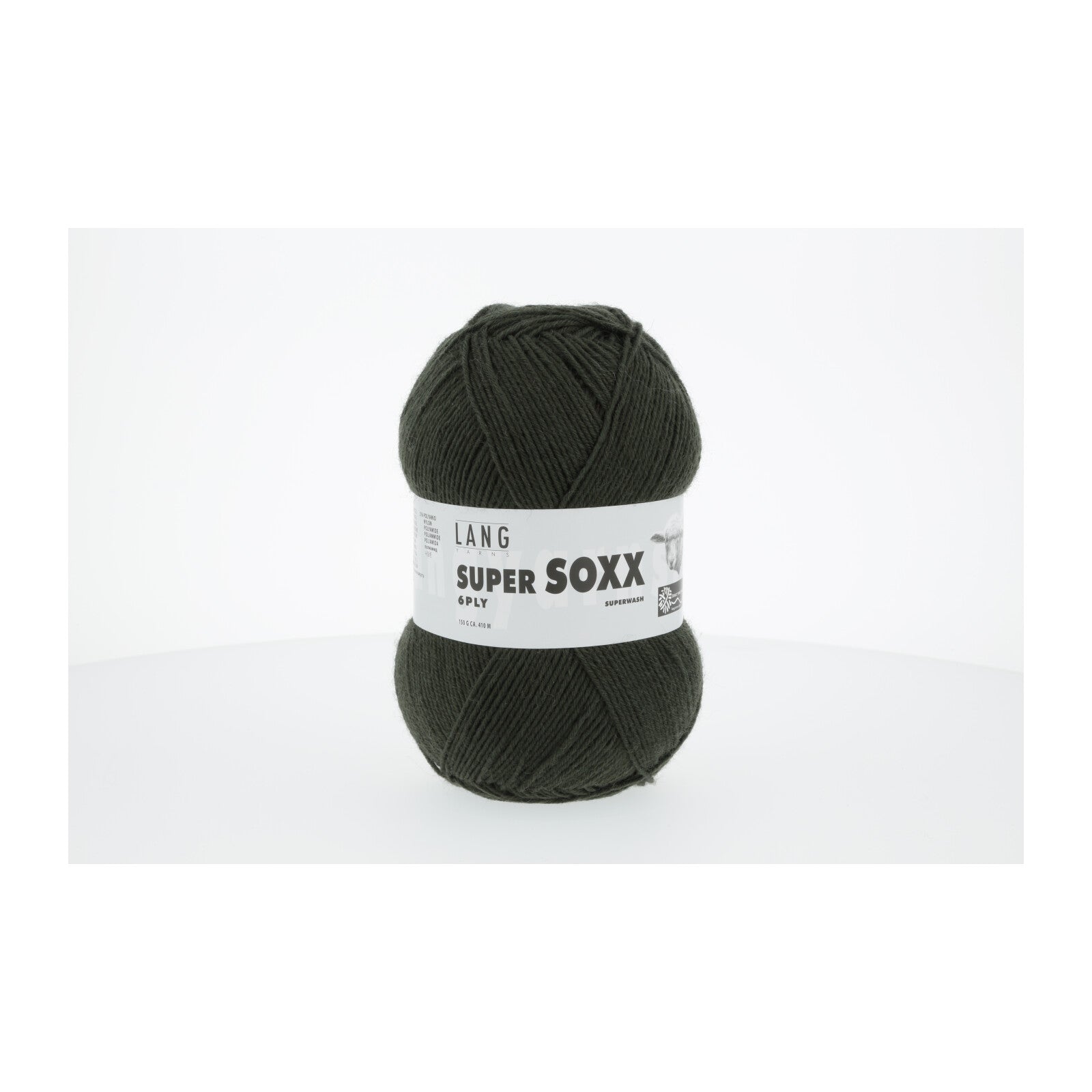 SUPER SOXX 6-FACH/6-PLY - DUNKELGRÜN