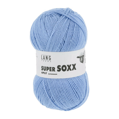 SUPER SOXX 6-FACH/6-PLY - HIMMELBLAU