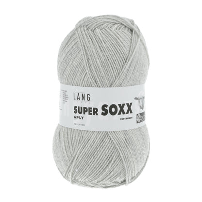 SUPER SOXX 6-FACH/6-PLY - HELLGRAU MÉLANGE