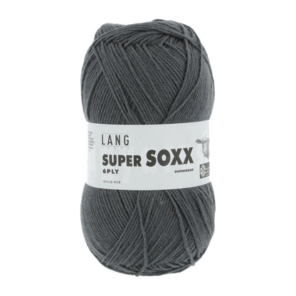SUPER SOXX 6-FACH/6-PLY - GRAU