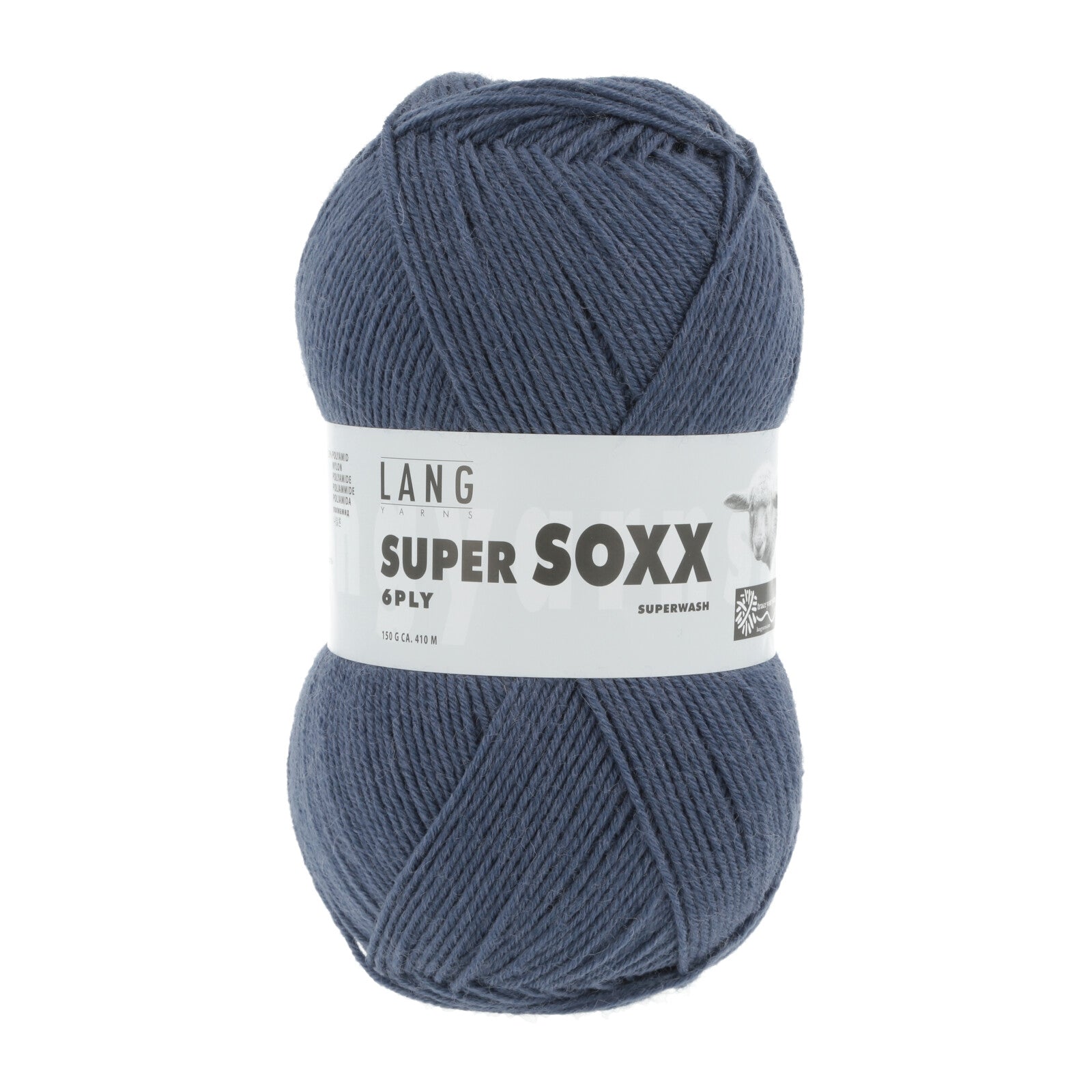 SUPER SOXX 6-FACH/6-PLY - JEANS DUNKEL