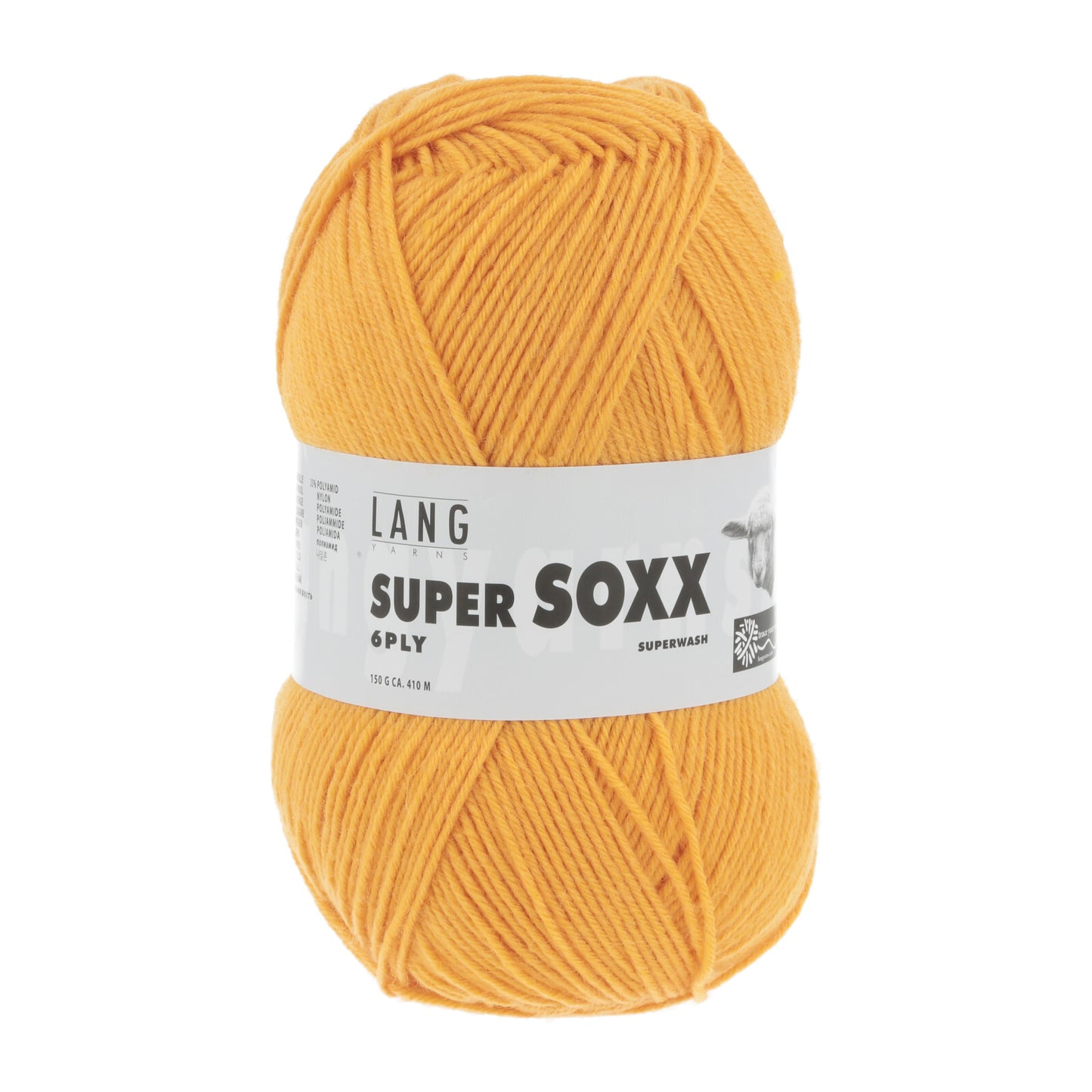 SUPER SOXX 6-FACH/6-PLY - GOLDGELB