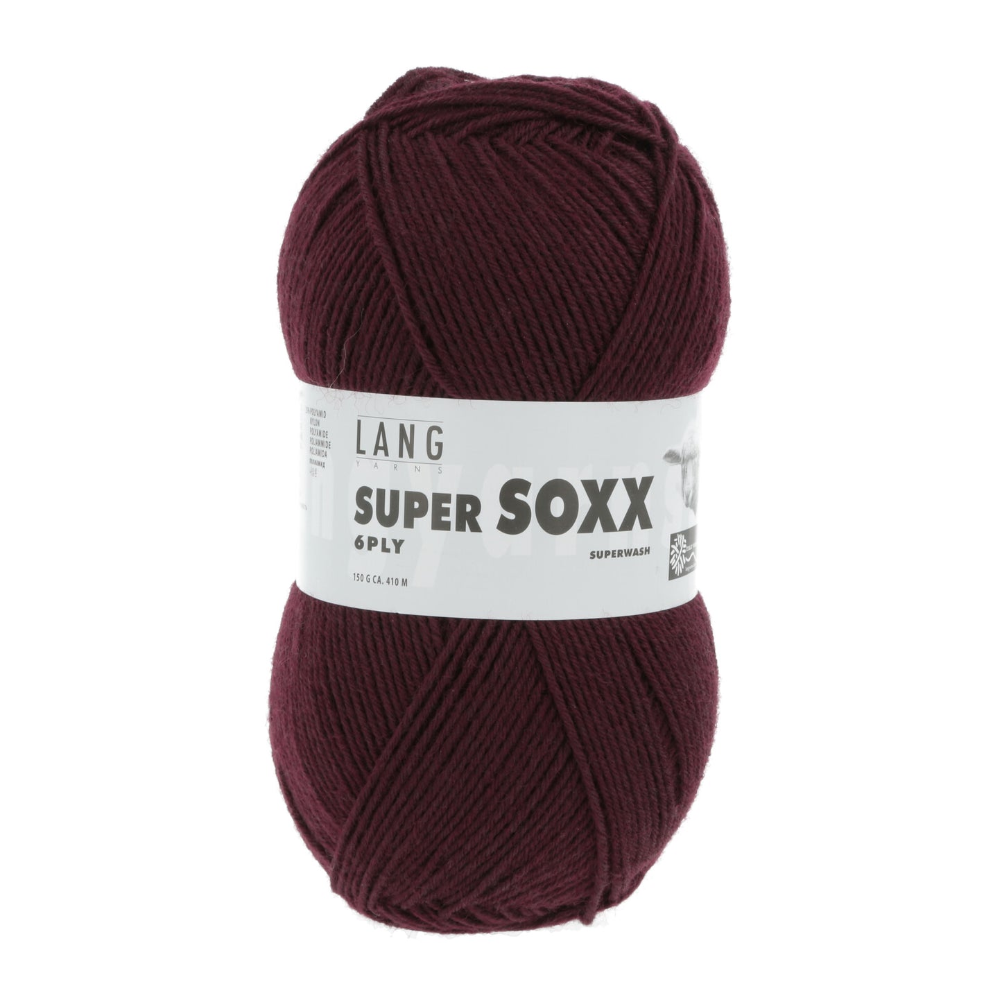 SUPER SOXX 6-FACH/6-PLY - BORDEAUX