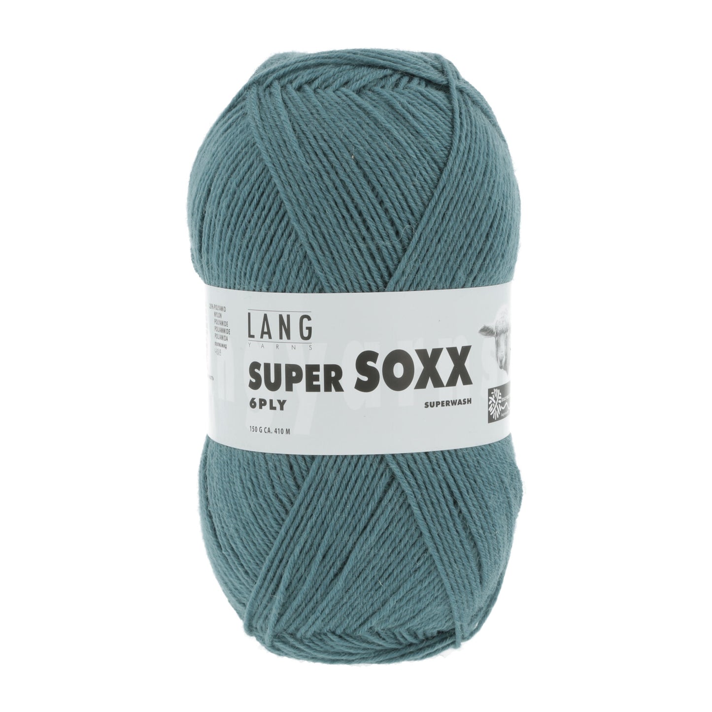 SUPER SOXX 6-FACH/6-PLY - PETROL