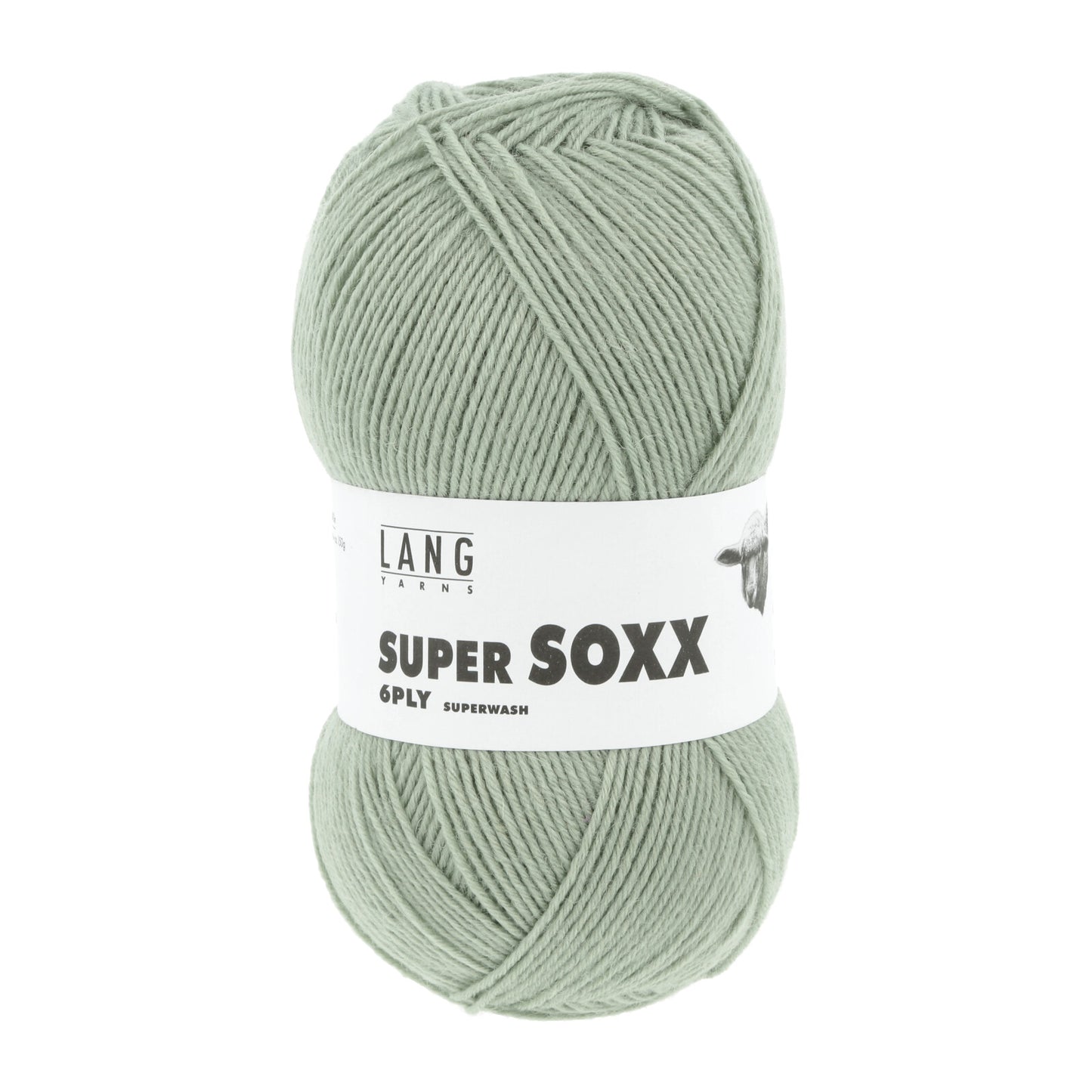 SUPER SOXX 6-FACH/6-PLY - SALBEI