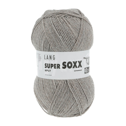 SUPER SOXX 6-FACH/6-PLY - BEIGE MÉLANGE