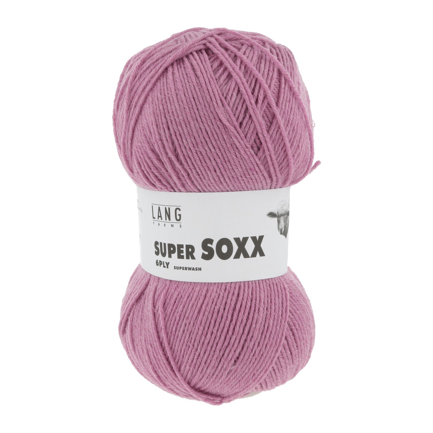 SUPER SOXX 6-FACH/6-PLY - ROSA DUNKEL