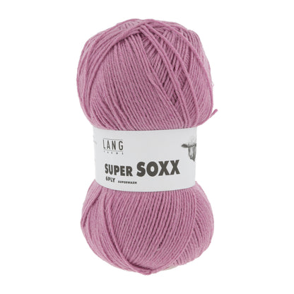 SUPER SOXX 6-FACH/6-PLY - ROSA DUNKEL