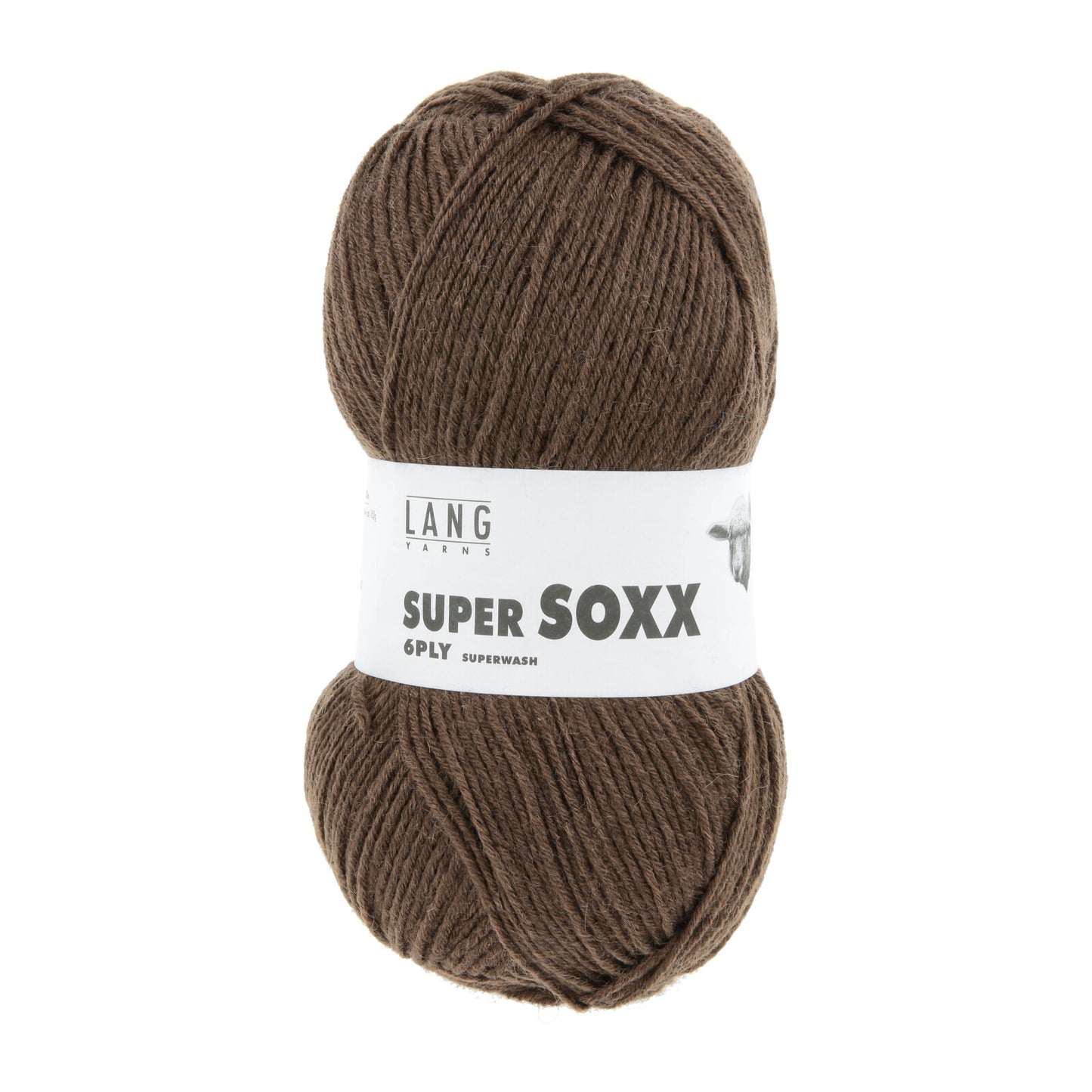 SUPER SOXX 6-FACH/6-PLY - SCHOKOLADE