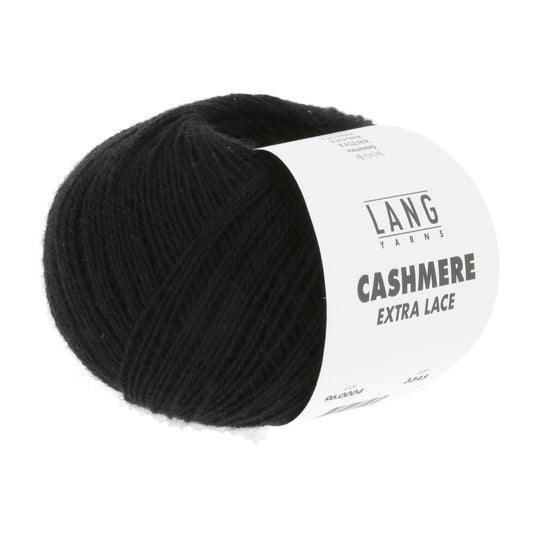 CASHMERE EXTRA LACE - SCHWARZ