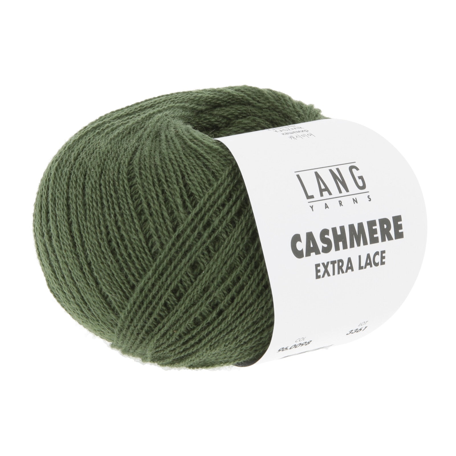 CASHMERE EXTRA LACE - OLIVE DUNKEL