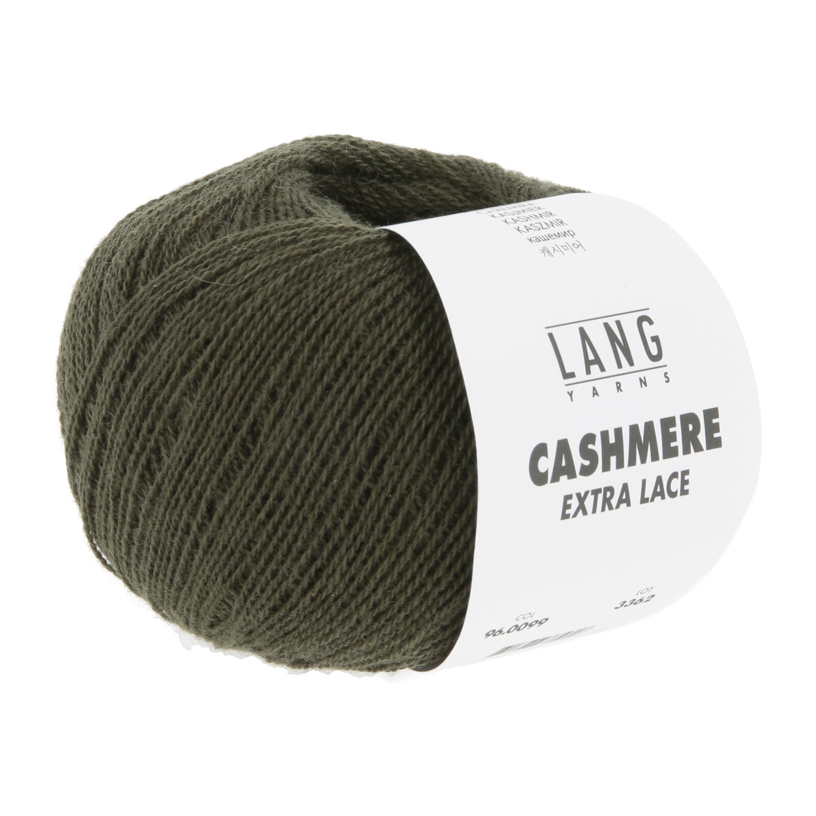 CASHMERE EXTRA LACE - ARMEEGRÜN