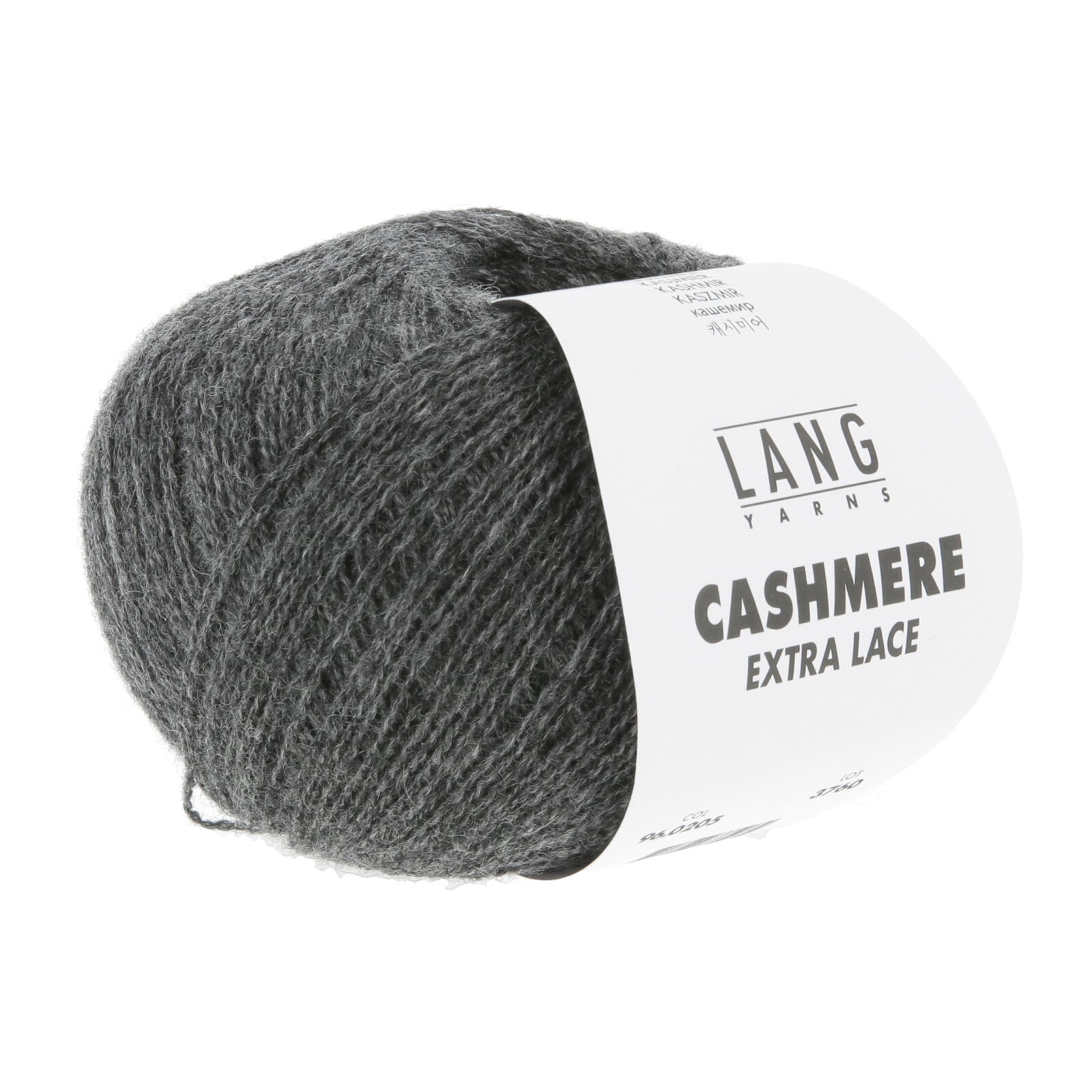 CASHMERE EXTRA LACE - DUNKELGRAU MÉLANGE