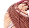 Weinrot/Apricot/Braun