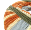Olive/Orange/Hellblau